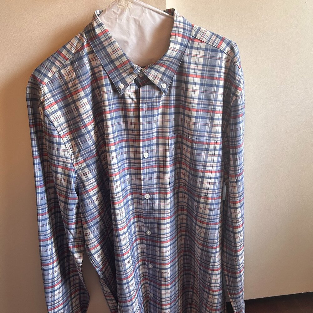 St. John's Bay - Plaid Button Down (size L)